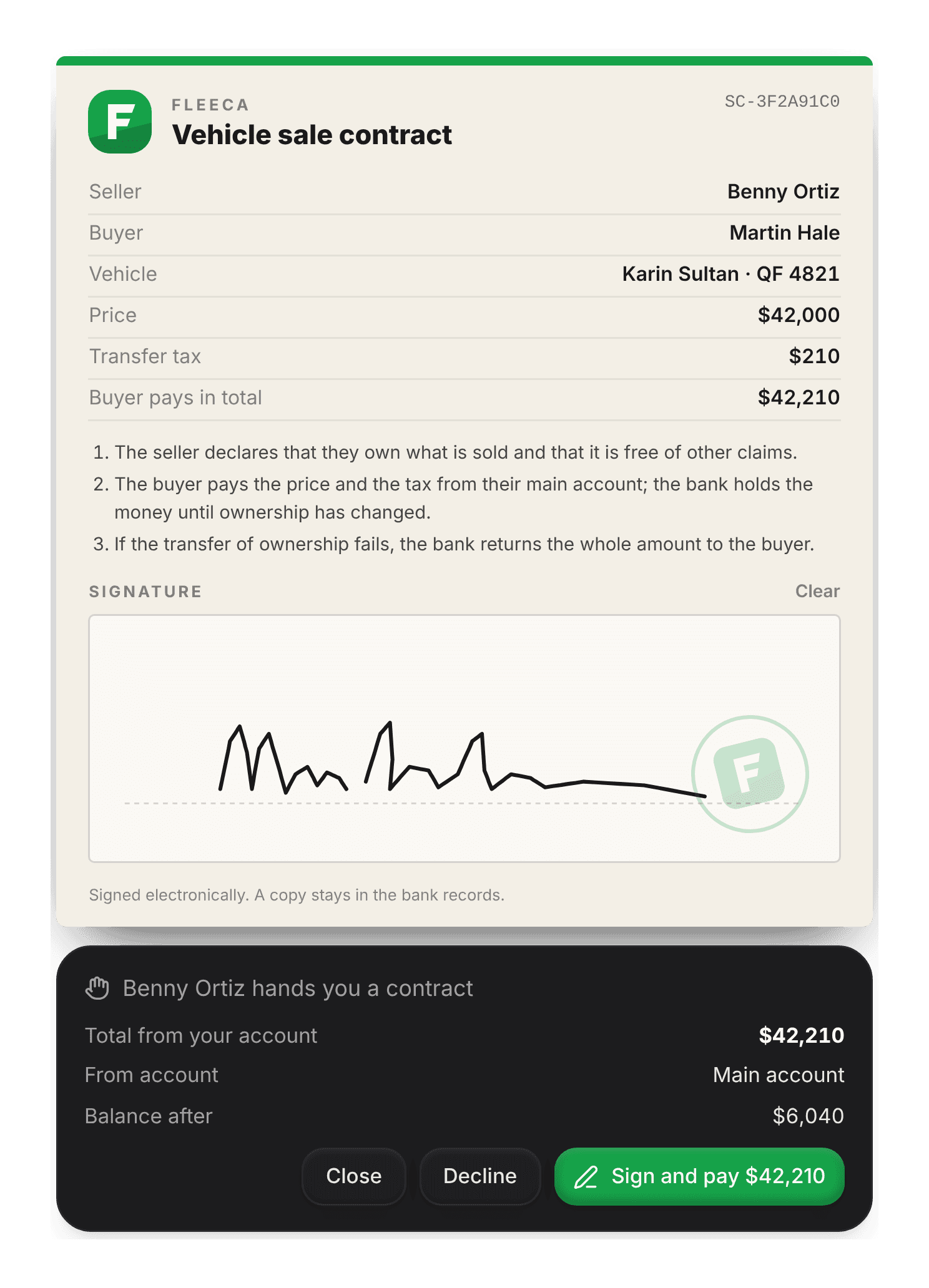 Paper Contracts