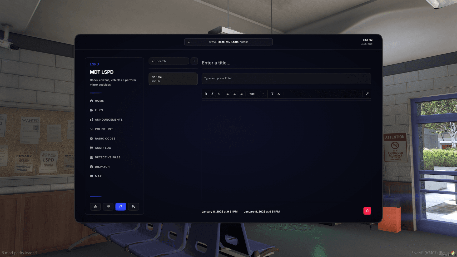 Police MDT [V2] - QF Developers