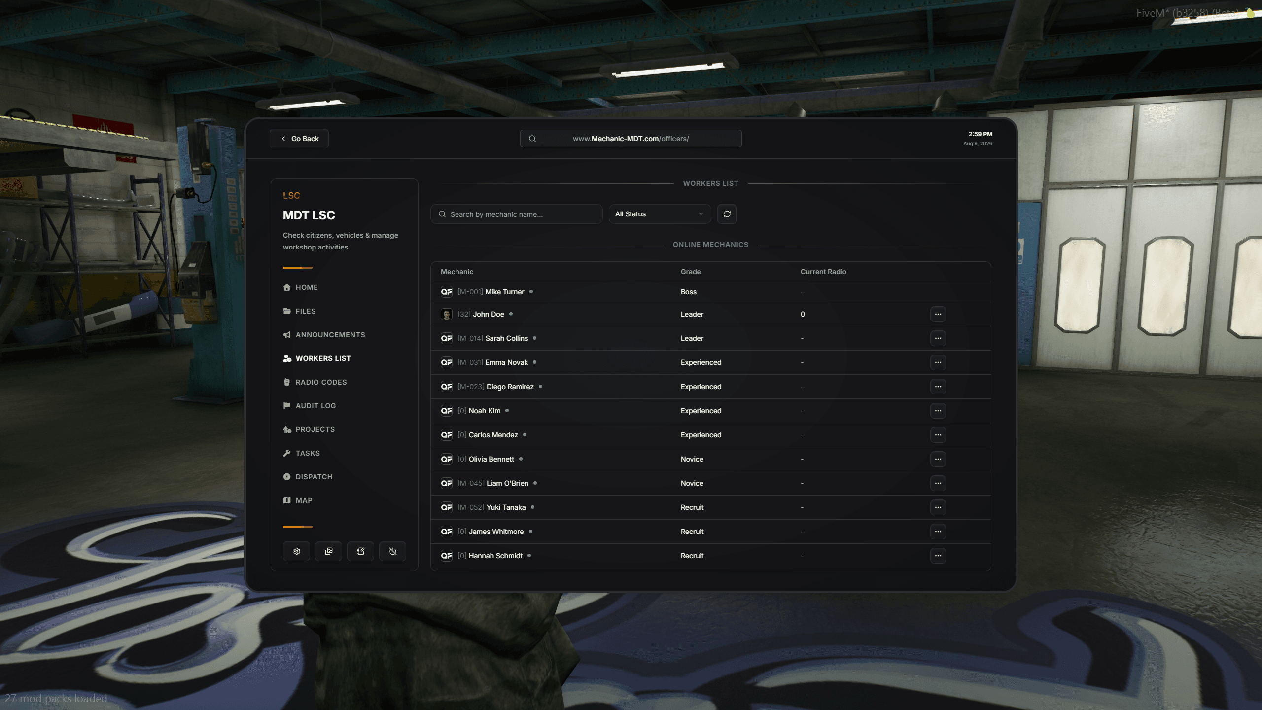 Workers List