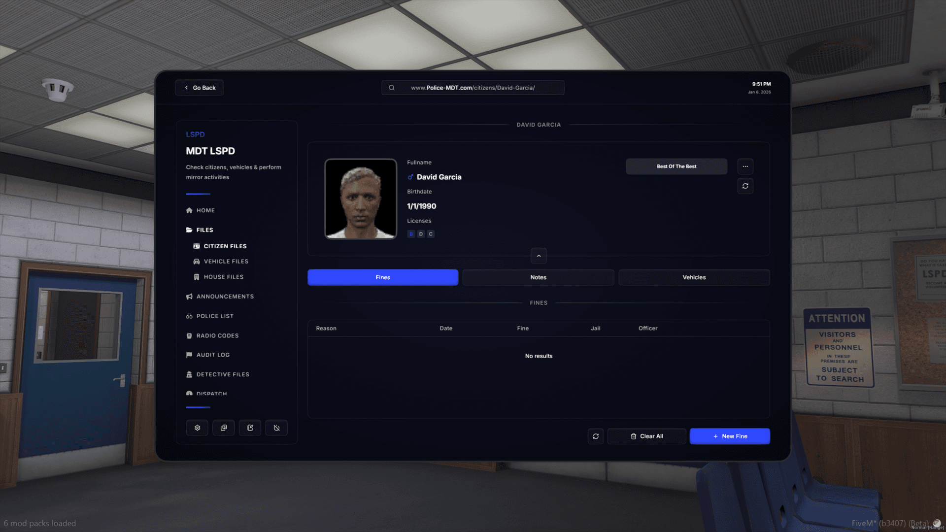 Police MDT [V2] - QF Developers